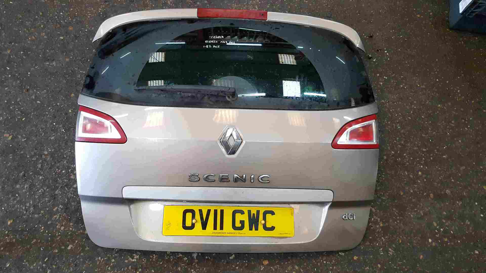 Renault Scenic MK3 2009-2013 Rear Tailgate Boot Beige TEHNK