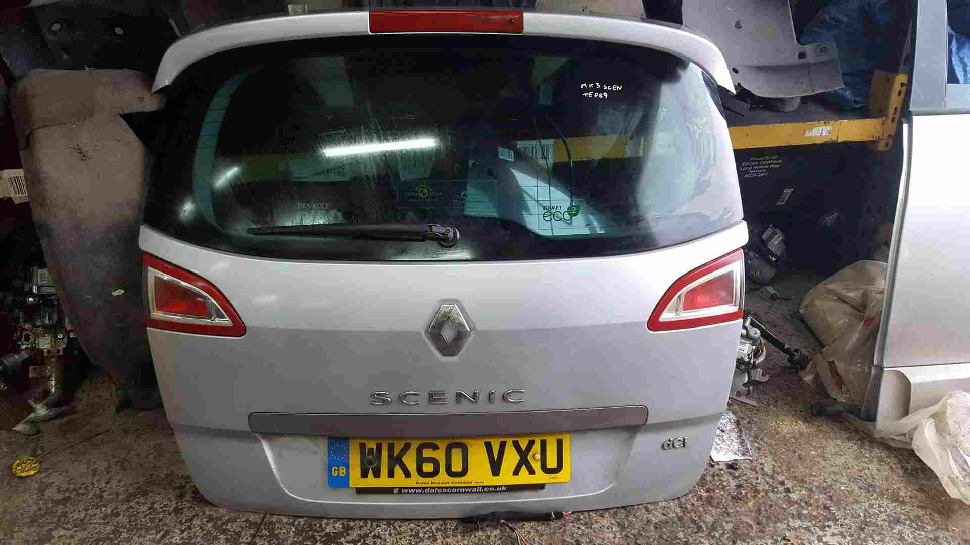 Renault Scenic MK3 2009-2013 Rear Tailgate Boot Silver Ted69