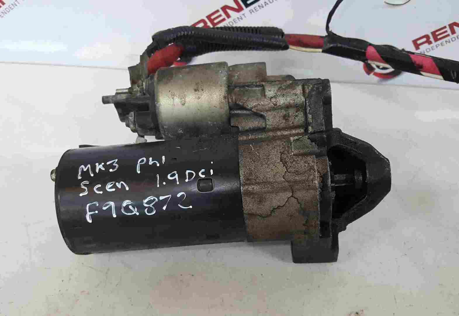 Thumb 4 Renault Scenic MK3 2009-2016 1.9 DCi Starter Motor Starting F9Q 872