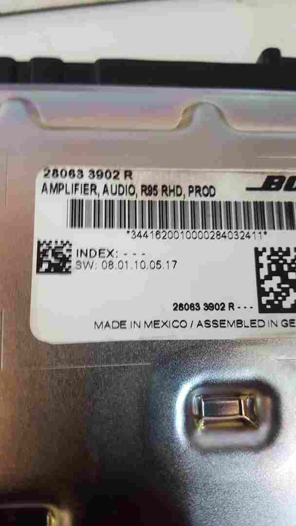 Renault Scenic MK3 2009-2016 Amplifier Bose Sound AMP Module 280633902R