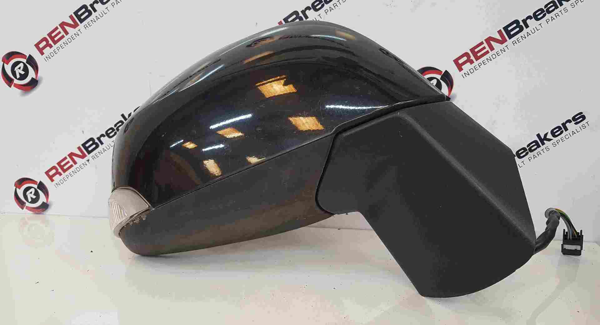 Renault Scenic MK3 2009-2016 Drivers OS Wing Mirror Black 676