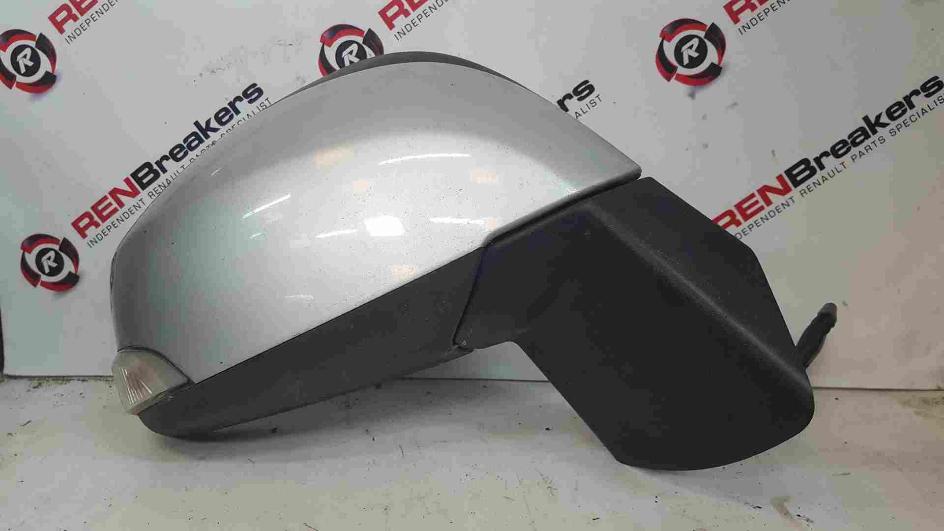 Renault Scenic MK3 2009-2016 Drivers OS Wing Mirror Silver TED69
