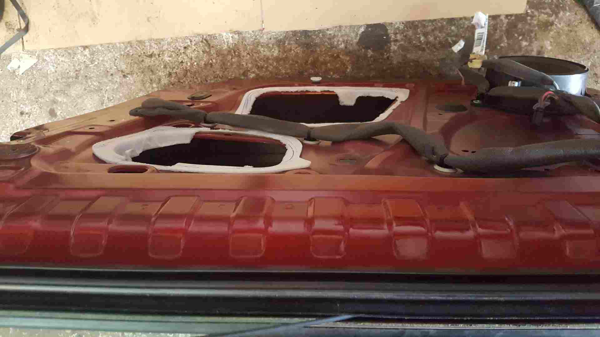 Renault Scenic MK3 2009-2016 Drivers OSF Front Door RED Tennj