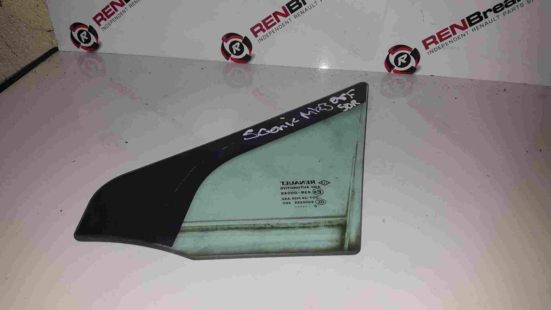 Renault Scenic MK3 2009-2016 Drivers OSF Front Window Glass Small