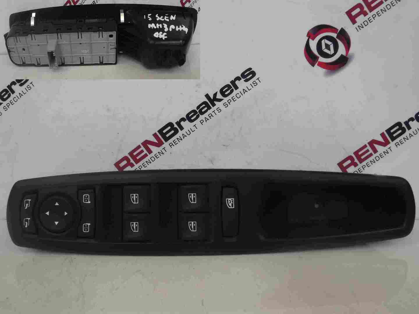 Renault Scenic MK3 2009-2016 Drivers OSF Front Window Power fold Switch + Panel