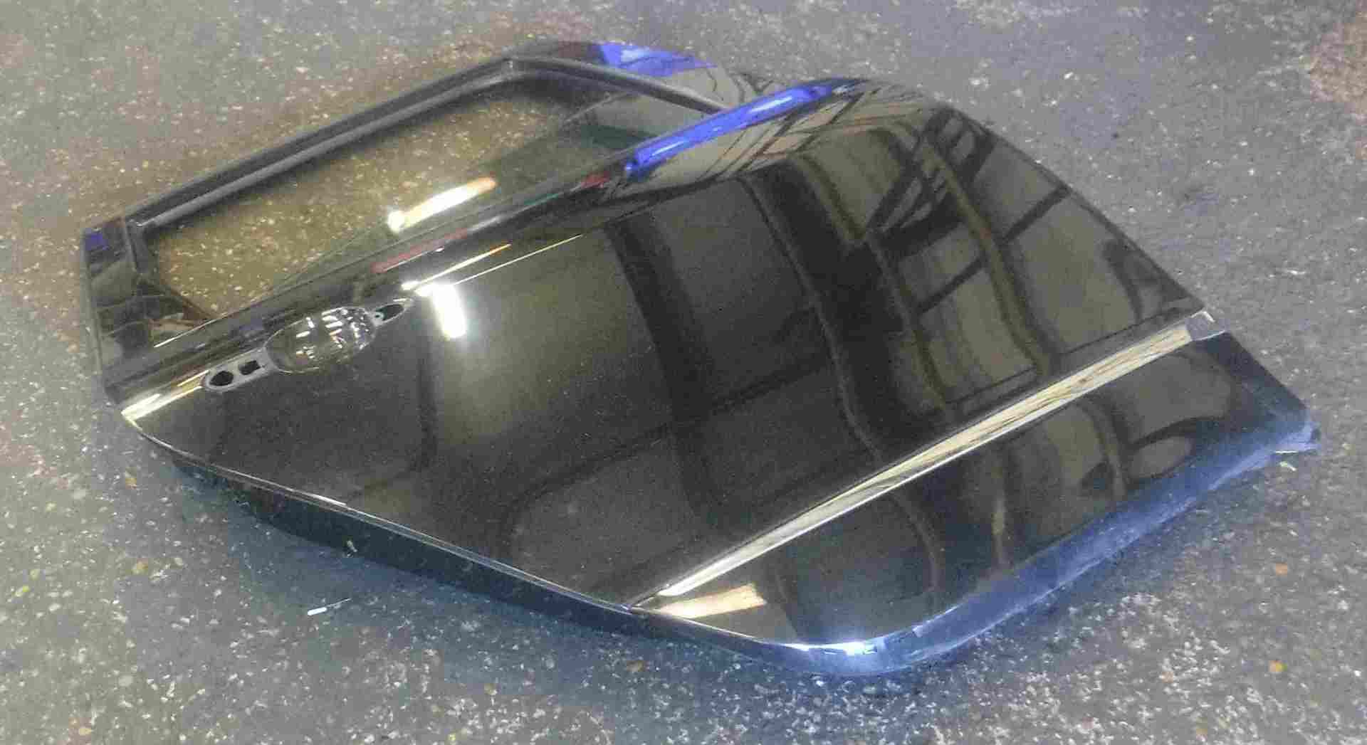 Renault Scenic MK3 2009-2016 Drivers OSR Rear Door Black TEGNE