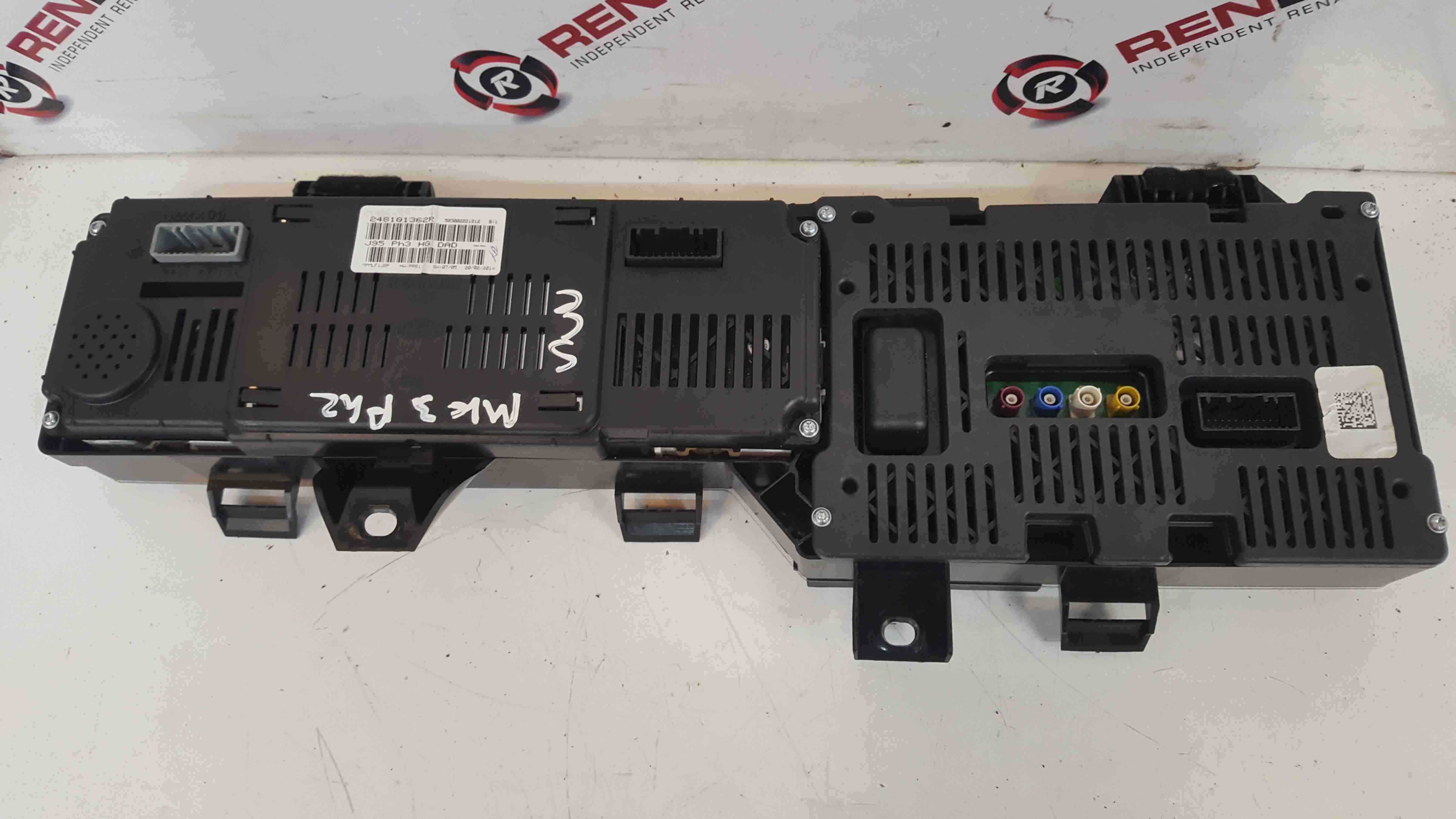 Renault Scenic MK3 2009-2016 Instrument Panel Clocks Display Sat Nav Screen