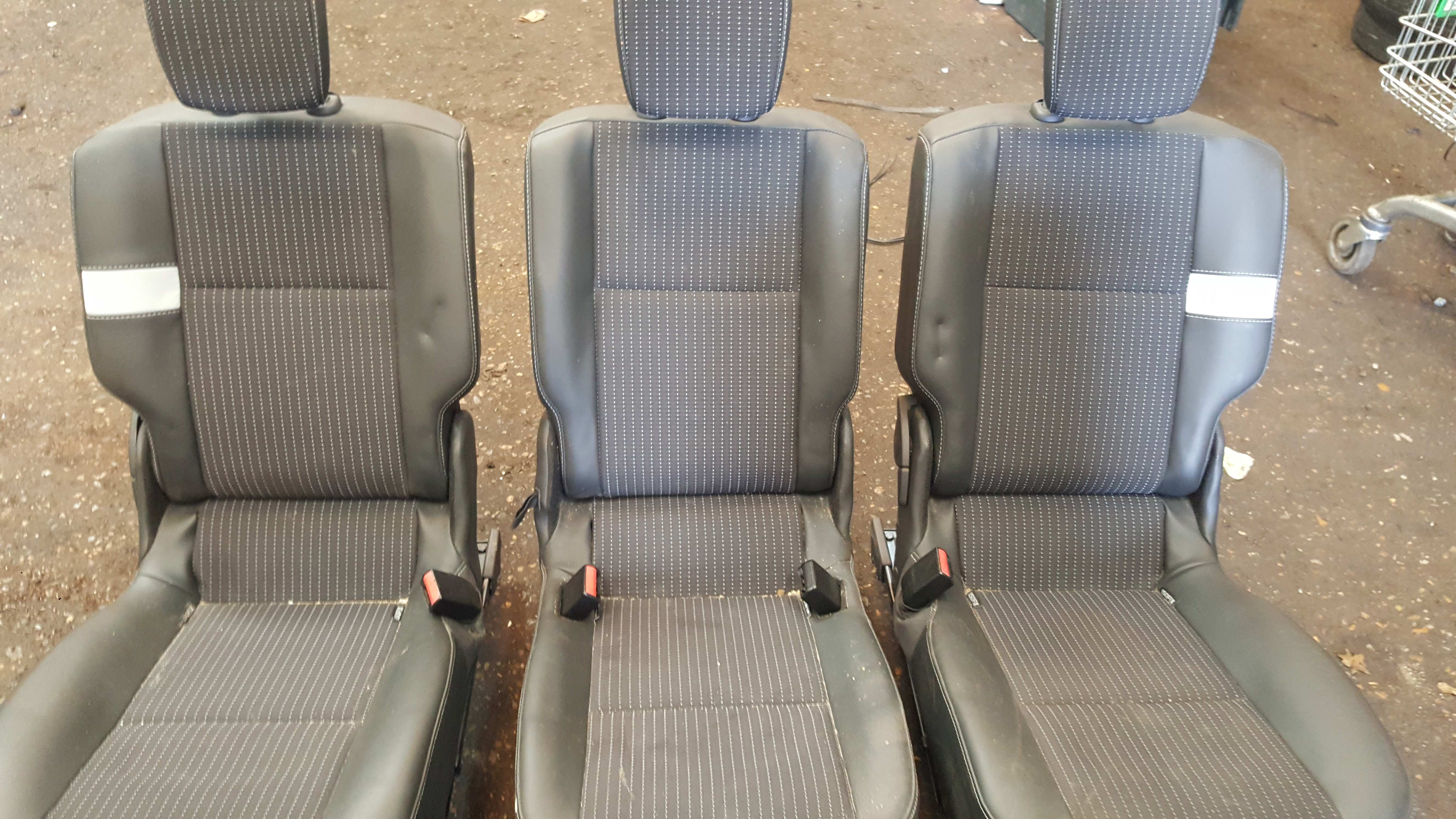 Renault Scenic MK3 2009-2016 Interior SET Seats Chairs Bench Cards Half Leather