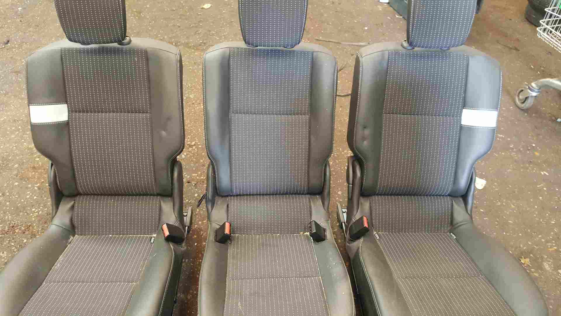 Thumb 2 Renault Scenic MK3 2009-2016 Interior SET Seats Chairs Bench Cards Half Leather
