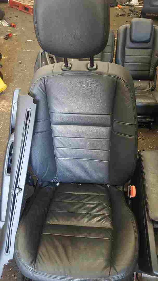 Thumb 5 Renault Scenic MK3 2009-2016 Leather Black SET Seats Front Rear Chairs Door Card