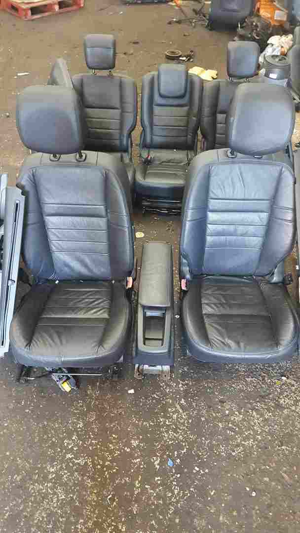 Thumb 8 Renault Scenic MK3 2009-2016 Leather Black SET Seats Front Rear Chairs Door Card