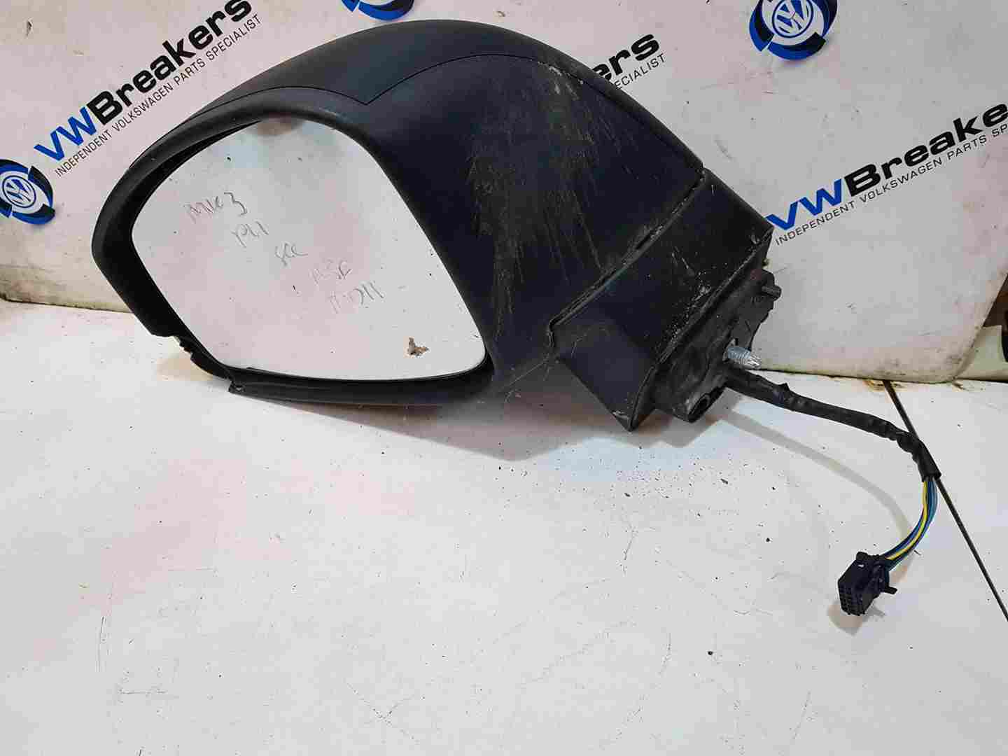 Thumb 2 Renault Scenic MK3 2009-2016 Passenger Ns Wing Mirror Ted11 Nsf cracked