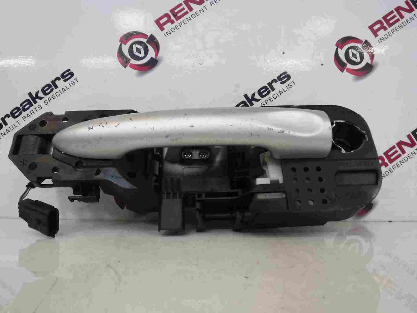 Renault Scenic MK3 2009-2016 Passenger NSF Front Exterior Handle Silver