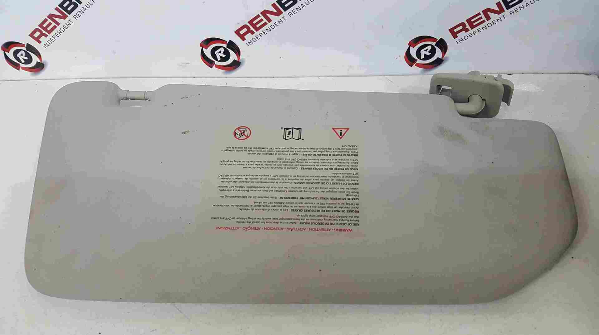 Thumb 3 Renault Scenic MK3 2009-2016 Passenger NSF Front Sun Visor
