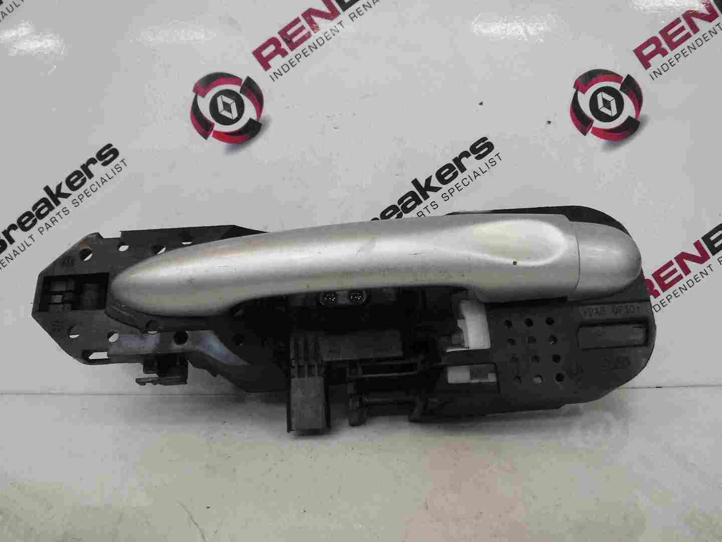 Renault Scenic MK3 2009-2016 Passenger NSR Rear Exterior Handle Silver