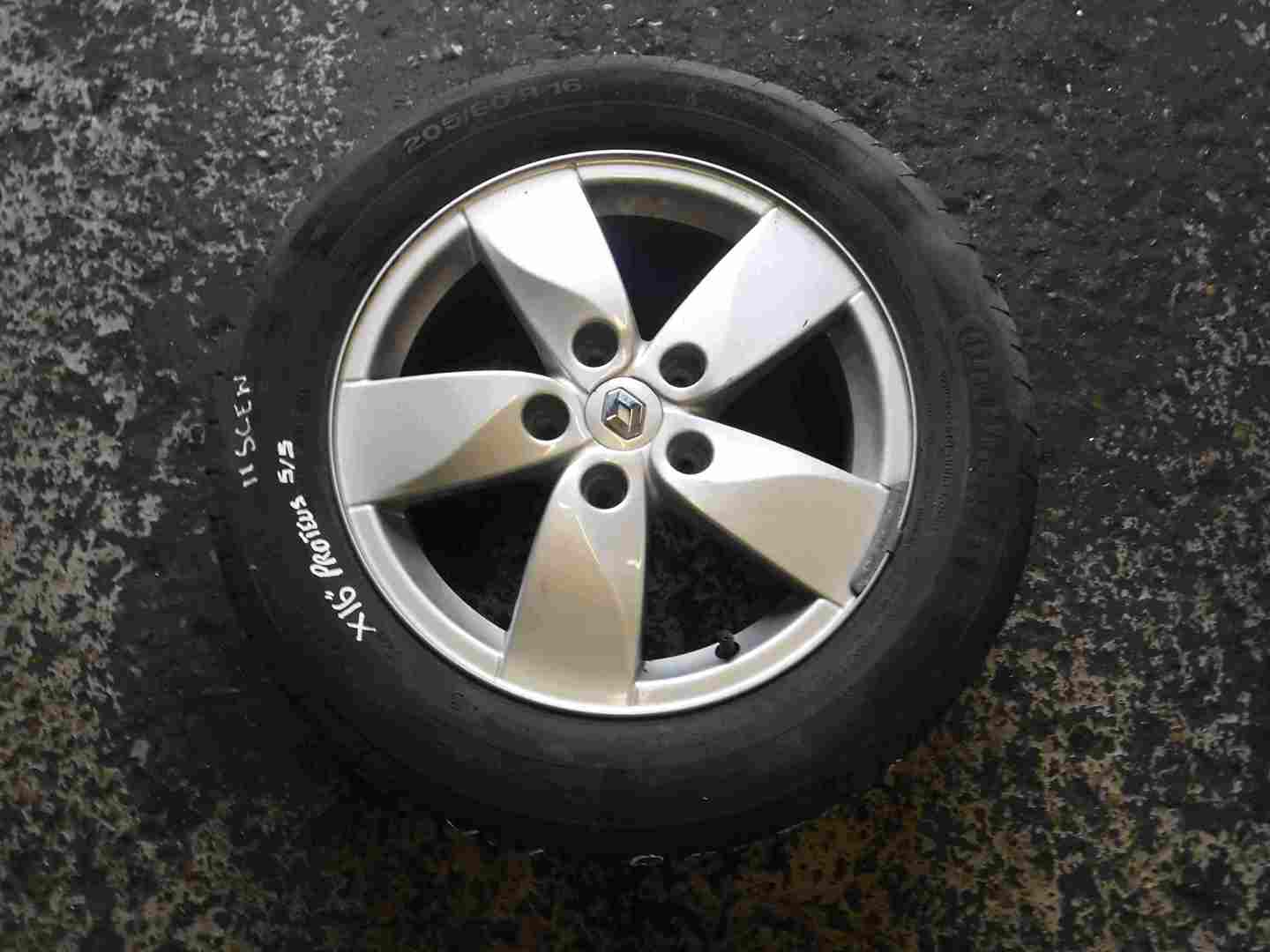 Renault Megane + Scenic MK3 2009-2016 Proteus Alloy Wheel 16inch 4/5