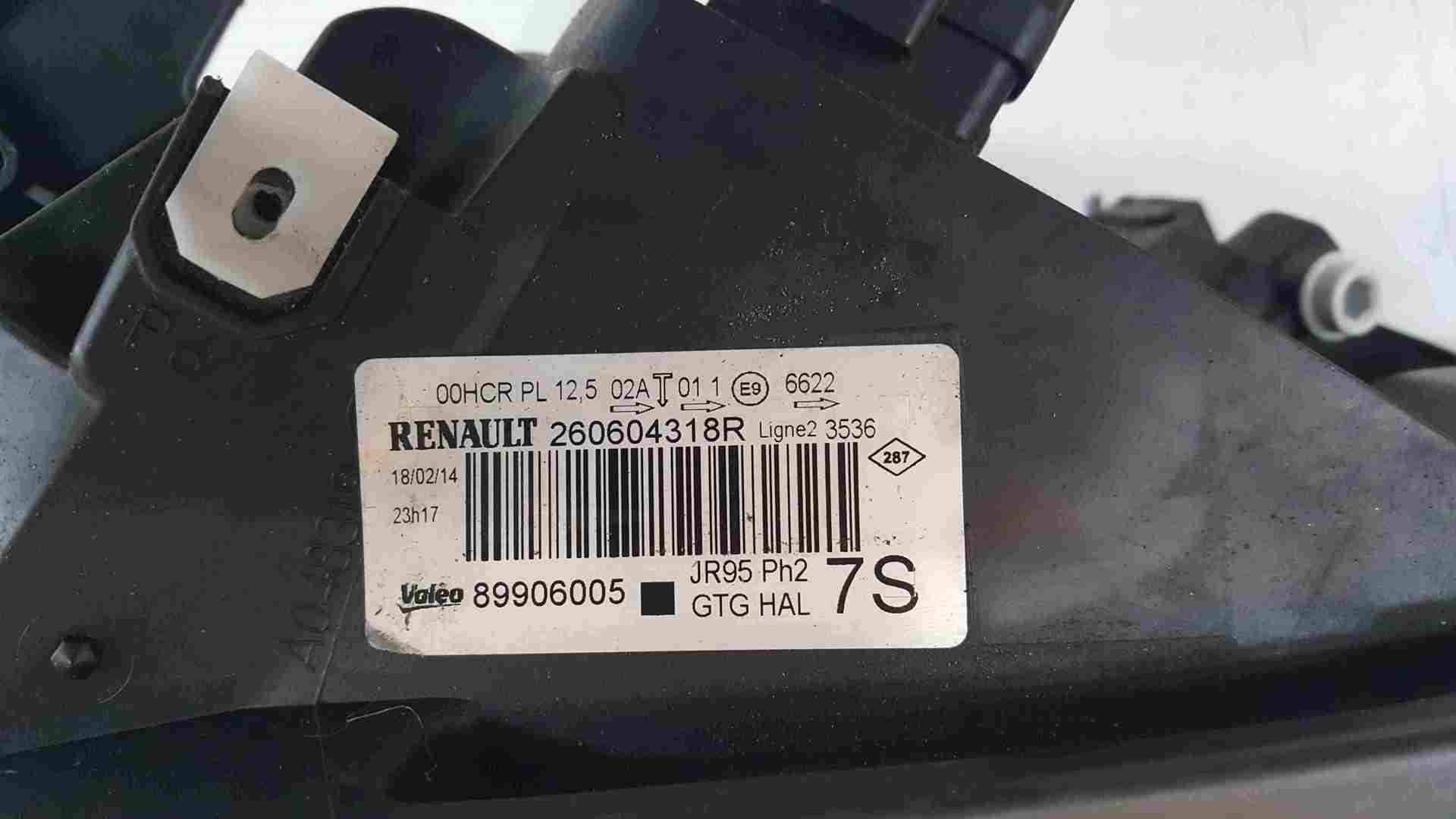 Thumb 4 Renault Scenic MK3 2013-2016 Passenger NSF Front Headlight 260604318R