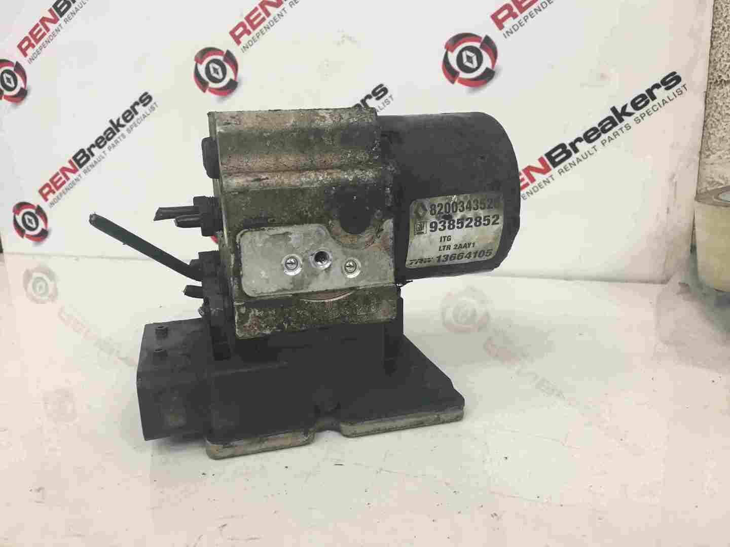 Renault Trafic 2001-2006 ABS Pump Module Pump Unit 8200343525
