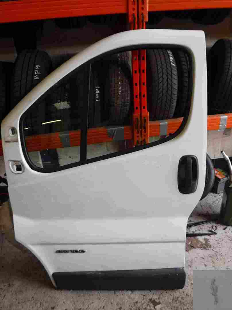 Renault Trafic 2001-2006 Passenger NSF Front Door White OD31