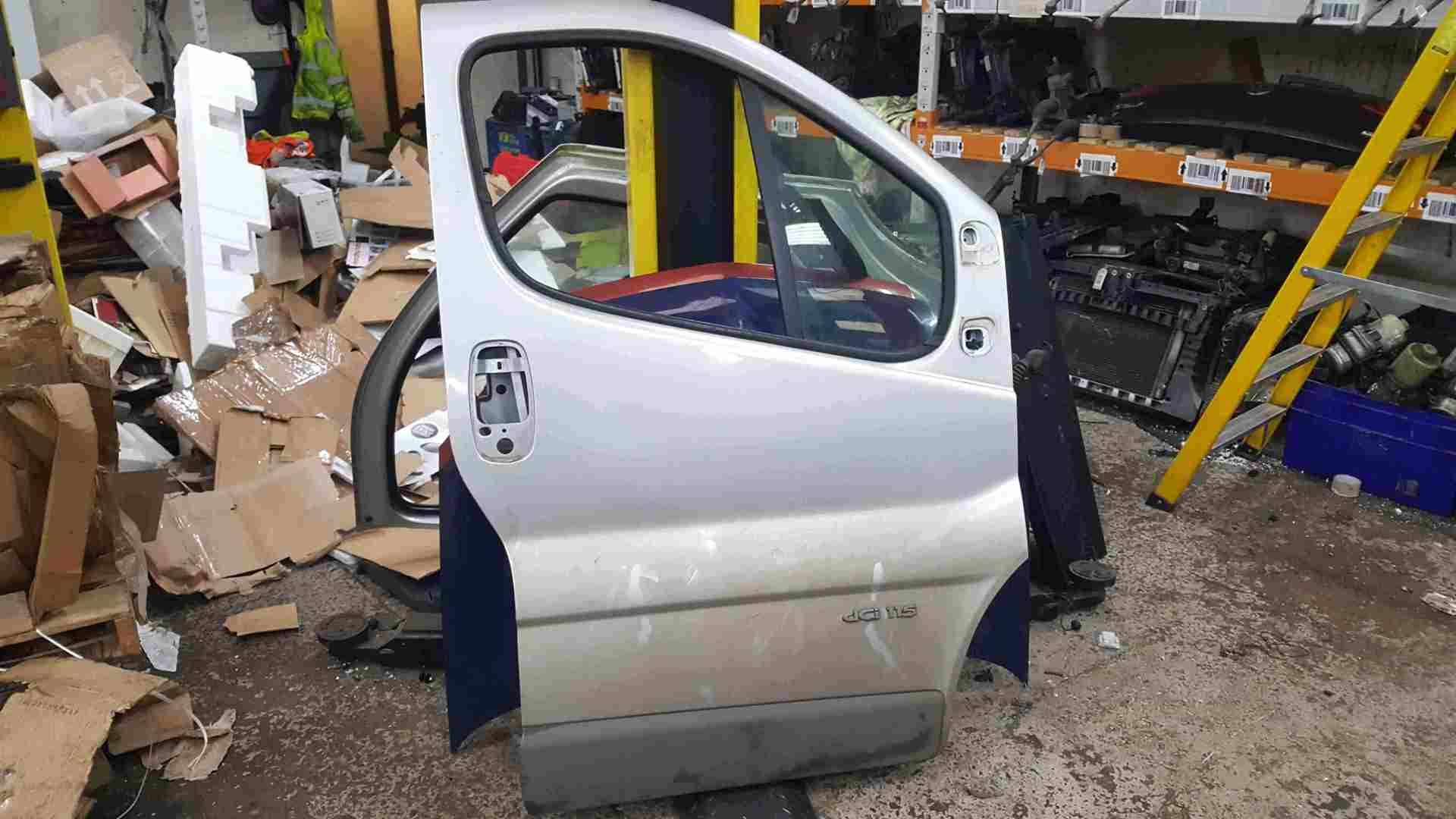 Thumb 2 Renault Trafic 2006-2014 Drivers OSF Front Door Silver CMG64