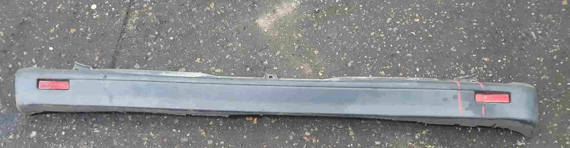 Thumb 2 Renault Trafic 2006-2014 Rear Bumper Plain Black