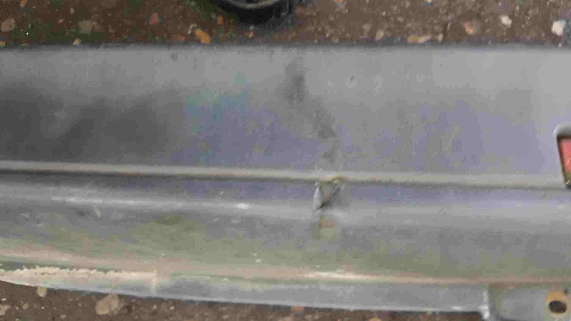 Renault Trafic 2006-2014 Rear Bumper Plain Black