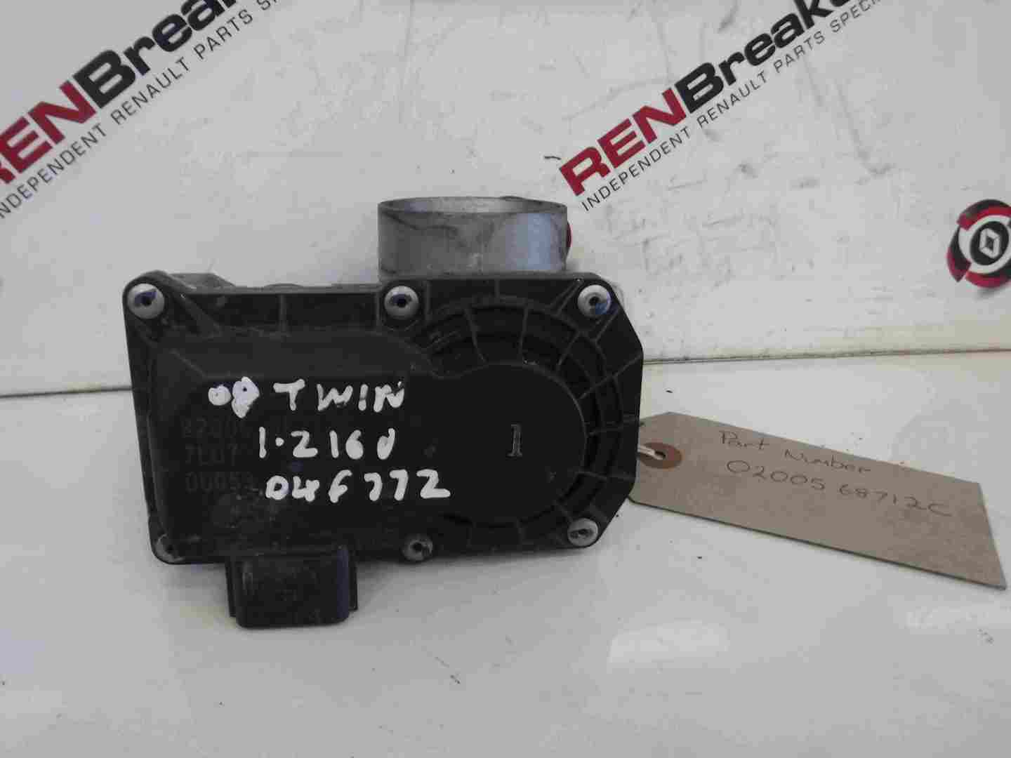 Renault Twingo 2007-2011 16v Throttle Body 8200568712 D4F 772 1.2