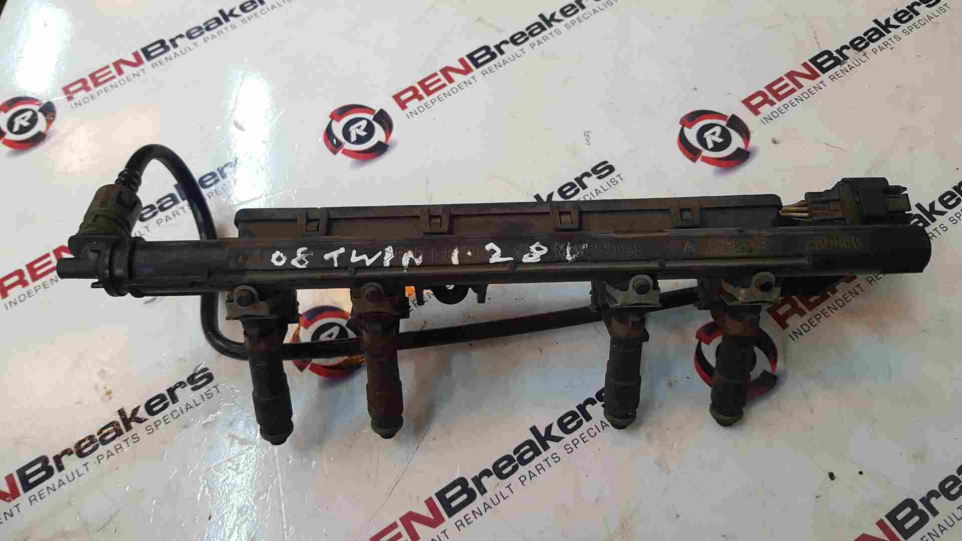 Renault Twingo 2007-2011 1.2 8V Fuel Injectors  SET Rail D7F800 8200365996