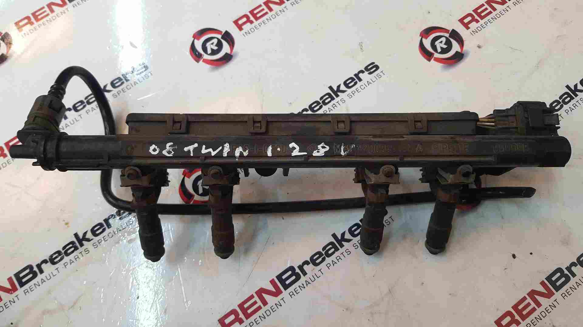 Thumb 6 Renault Twingo 2007-2011 1.2 8V Fuel Injectors  SET Rail D7F800 8200365996