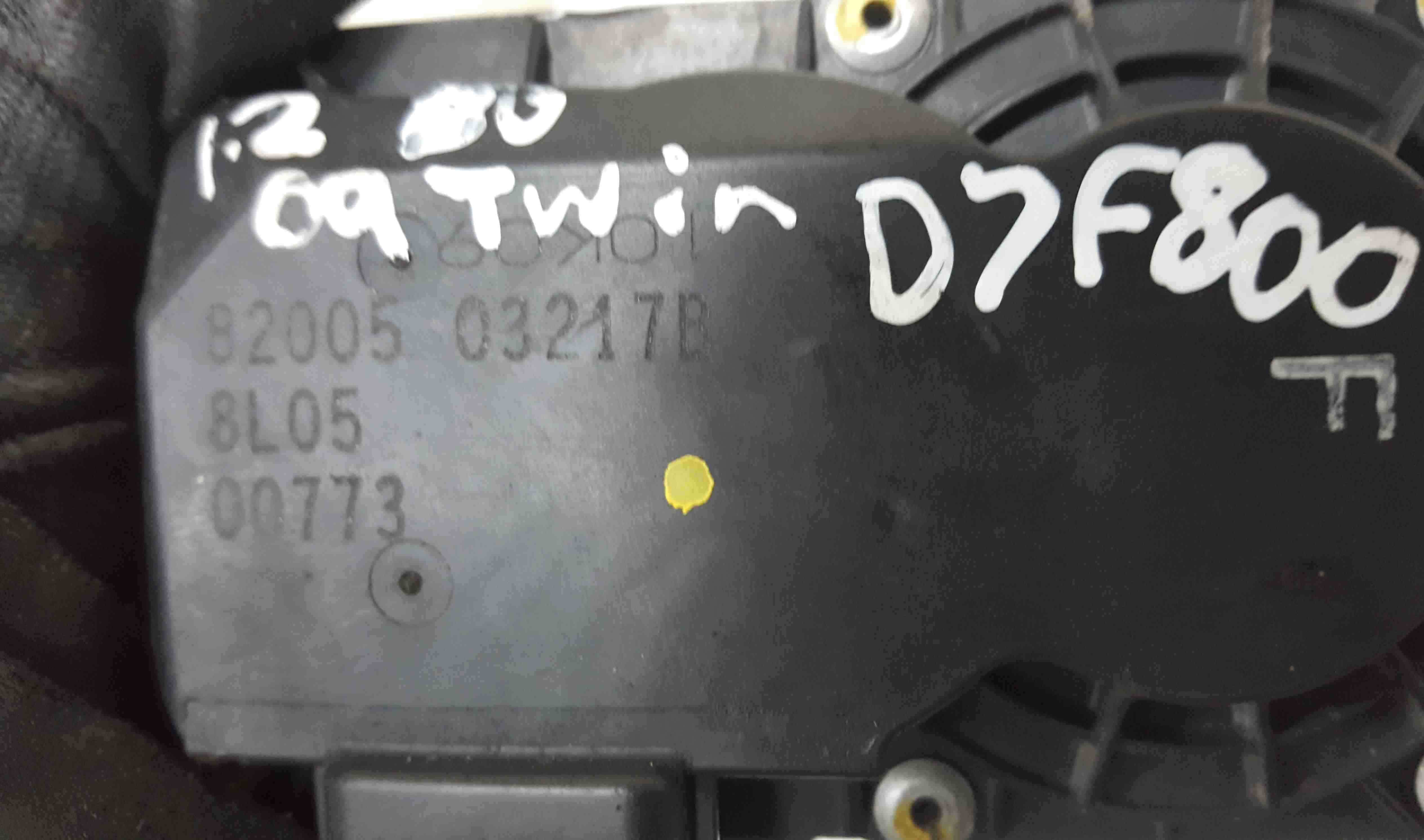 Renault Twingo 20072011  1.2 8v Throttle Body D7F 800 8200503217 8200503217B