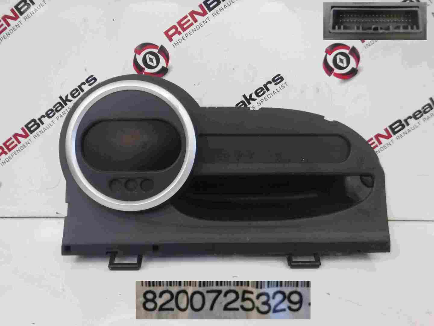 Renault Twingo 2007-2011 Dashboard Instrument Panel Clocks 78K 8200725329