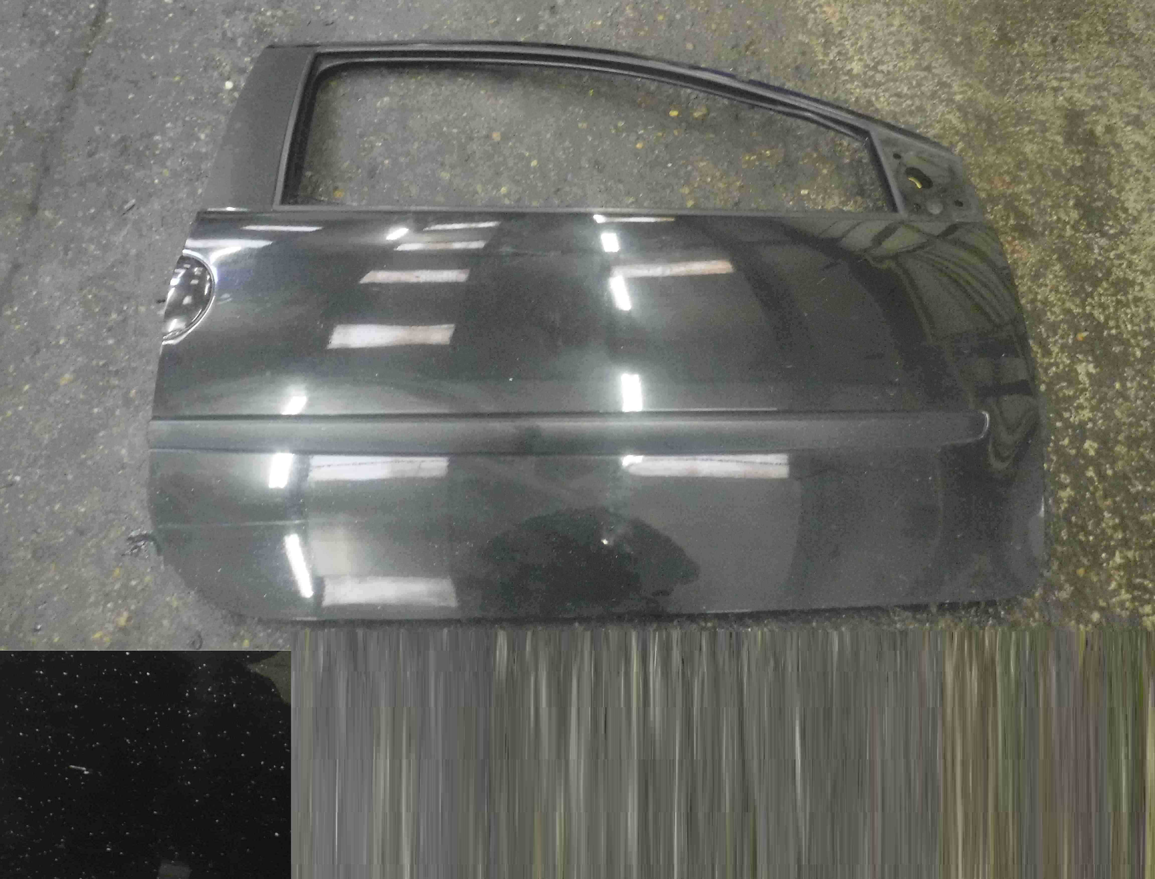 Renault Twingo 2007-2011 Drivers OSF Front Door Black 676