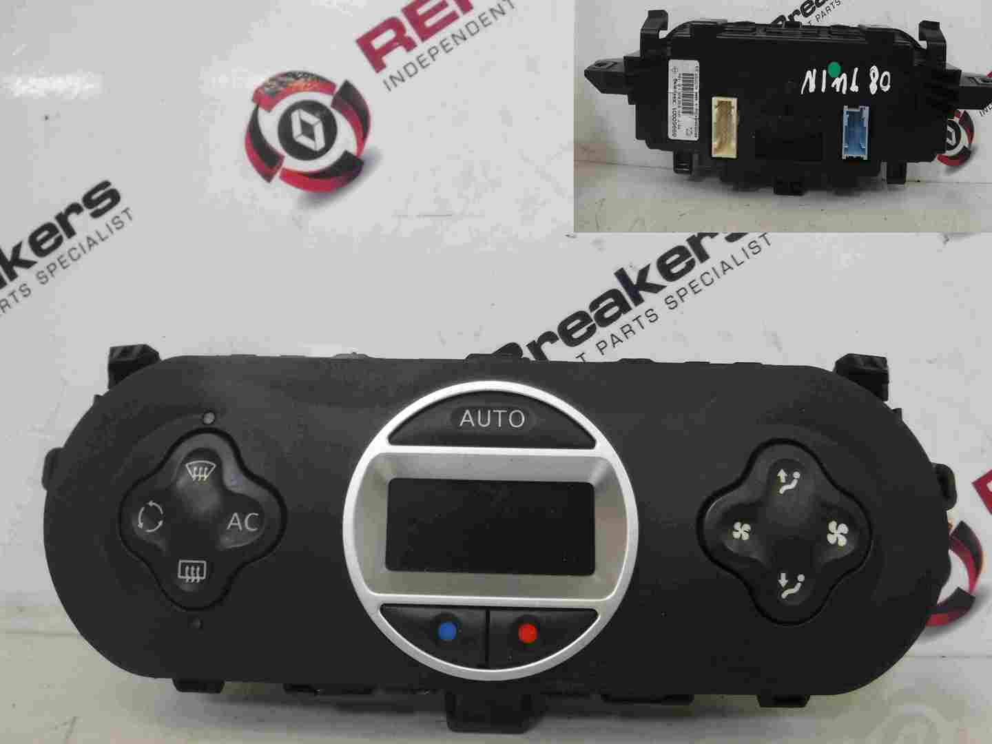 Renault Twingo 2007-2011 Heater Control Panel Switches Climate Control