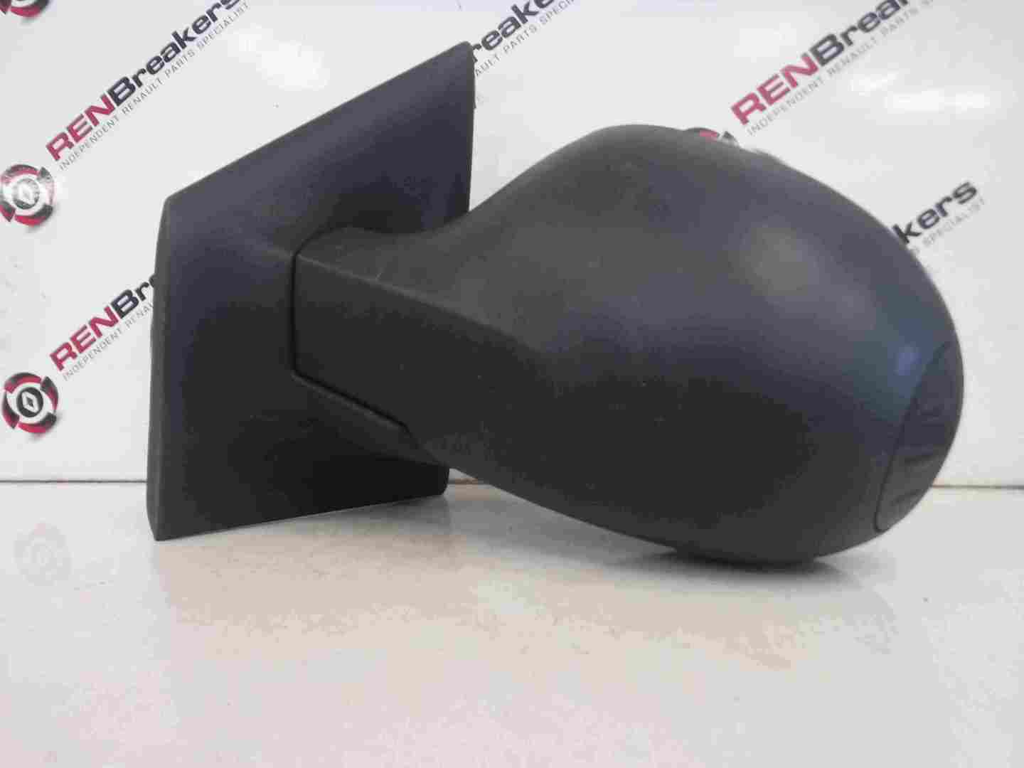 Renault Twingo 2007-2011 Passenger NS Wing Mirror Plain Black