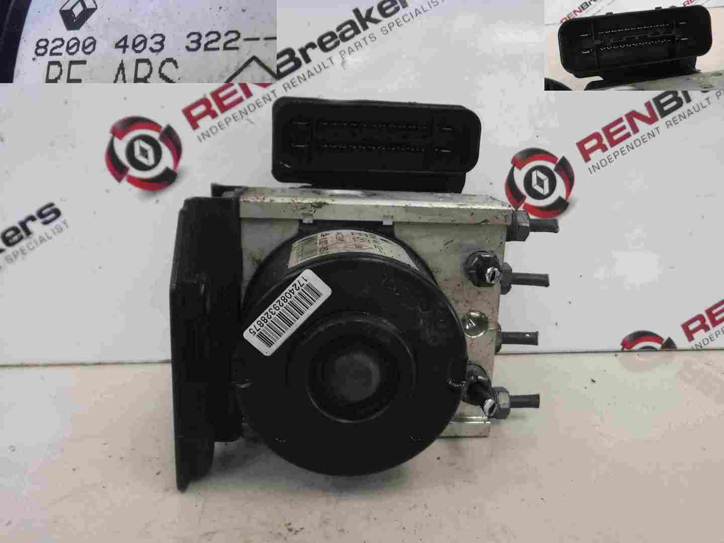 Renault Twingo 2007-2011 ABS Pump Unit 8200403322