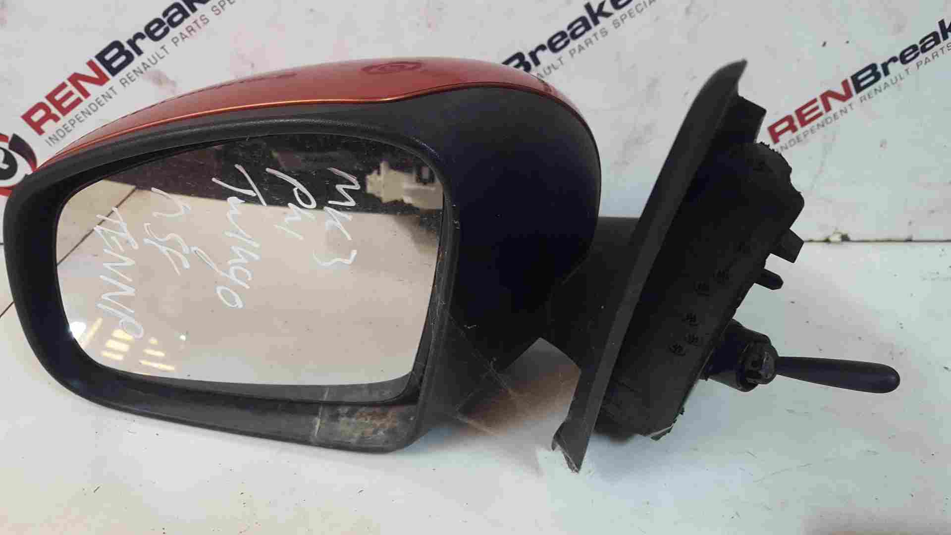 Renault Twingo 2014-2017 Passenger Ns Wing Mirror RED Tennp Manual