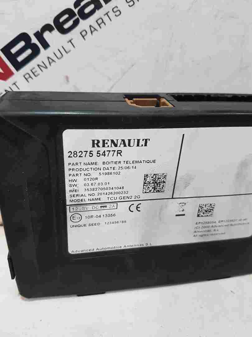 Thumb 2 Renault Twingo MK3 2014-2017 SAT Nav Control Module Unit ECU 282755477R