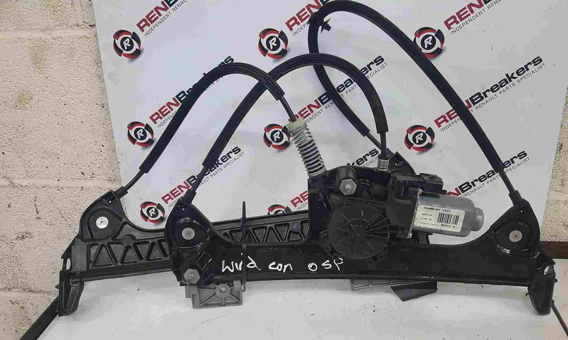 Thumb 3 Renault Wind 2010-2013 Drivers OSF Front Window Motor Regulator 807202058R