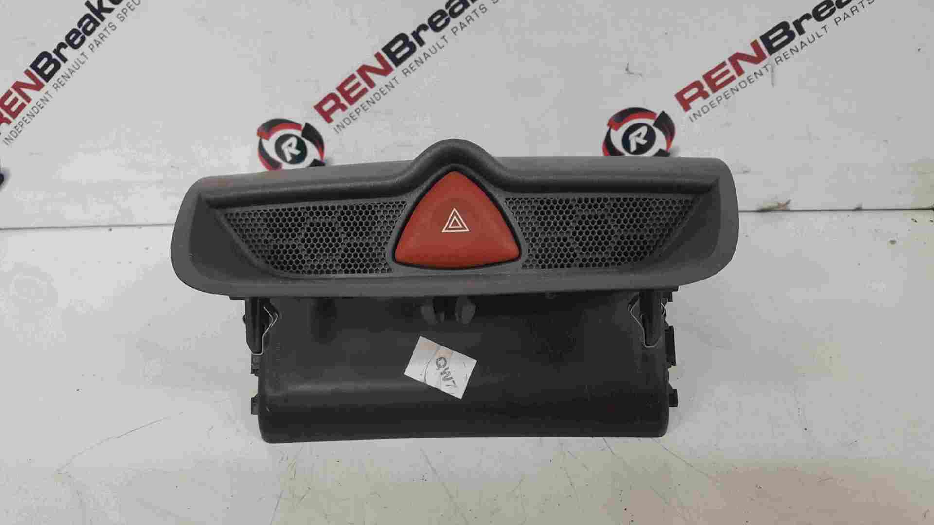 Renault Wind 2010-2013 Hazard Warning Switch Panel 682603144R 682600028R