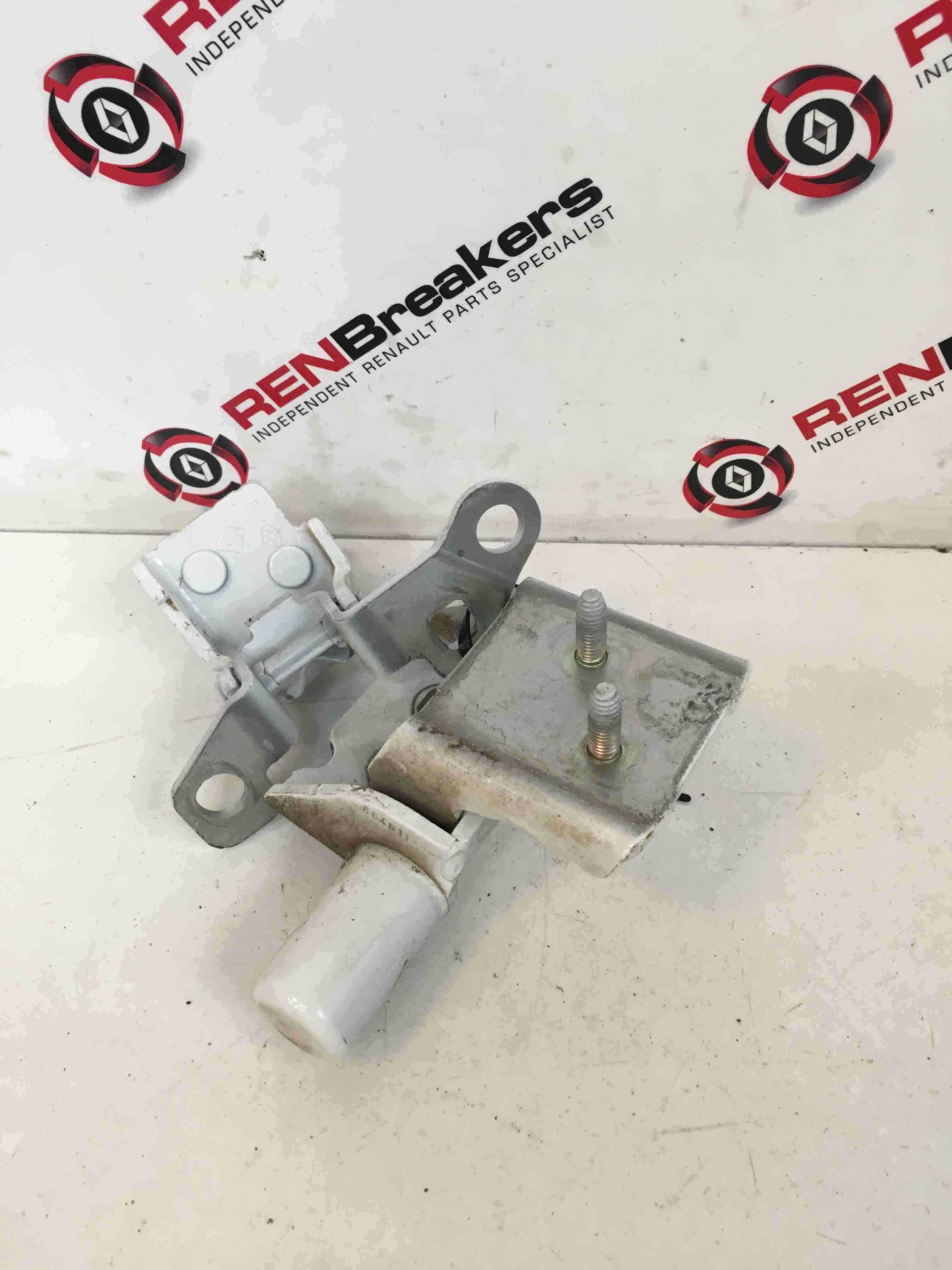 Renault Zoe 2012-2016 Drivers OSR Rear Door Hinges Pair White OV369