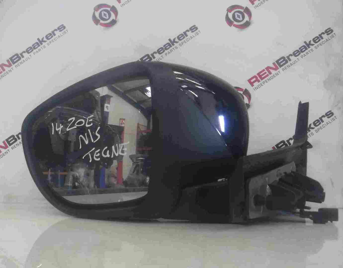Renault Zoe 2012-2016 Passenger NS Wing Mirror Black TEGNE