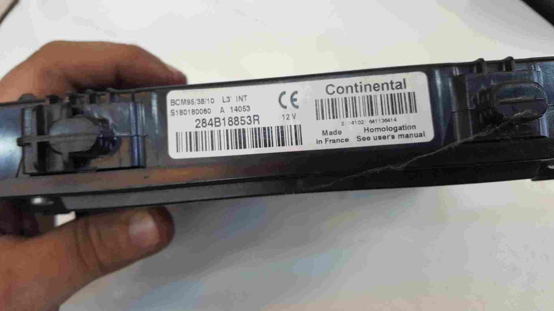 Thumb 2 Renault Zoe + Megane Scenic MK3 2012-2017 Fuse Box UCH BCM Module 284B18853R