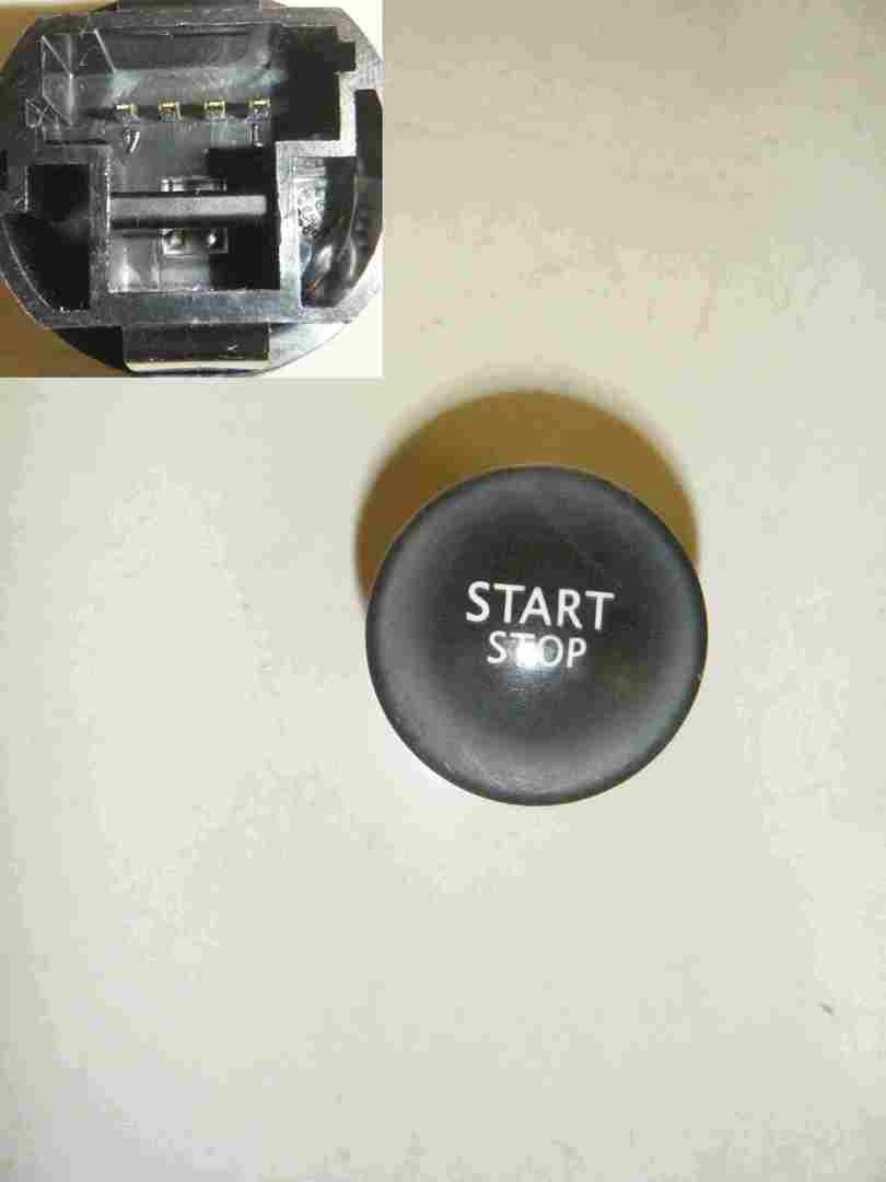 Renault Megane Scenic 2003-2009 Start Stop Ignition Button Switch