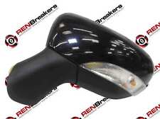 Renault Captur 2013-2018 Passenger Ns Wing Mirror Black Scuffed Case