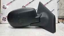 Renault Clio MK3 2009-2012 Drivers Os Wing Mirror Plain Black Electric