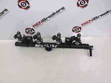 Renault Clio MK4 2013-2019 1.2 16v Injectors Petrol Fuel Set X4 + Rail